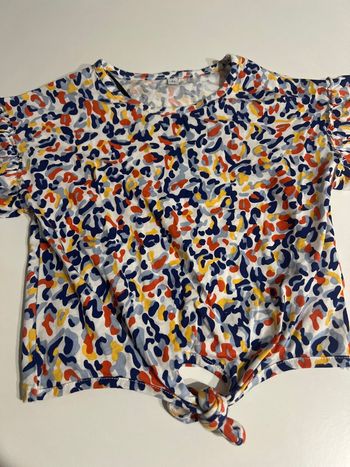 T-shirt léopard multi couleur