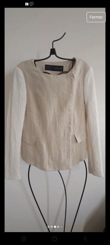 Veste blazer style perfecto & col bateau