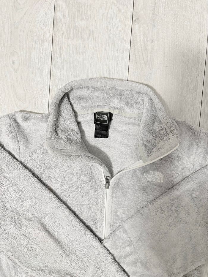 Veste polaire The North Face grise et blanche - photo numéro 3