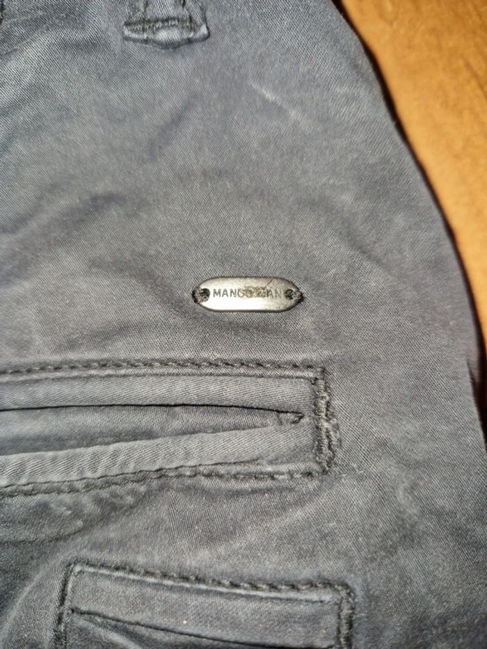 Bermuda bleu foncé/gris - photo numéro 2