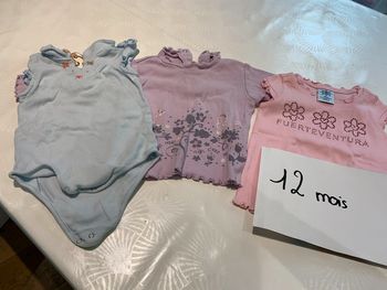 Lot 12 mois fille