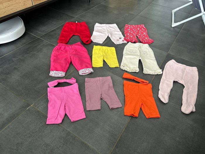 Lot pantalon 3 mois fille