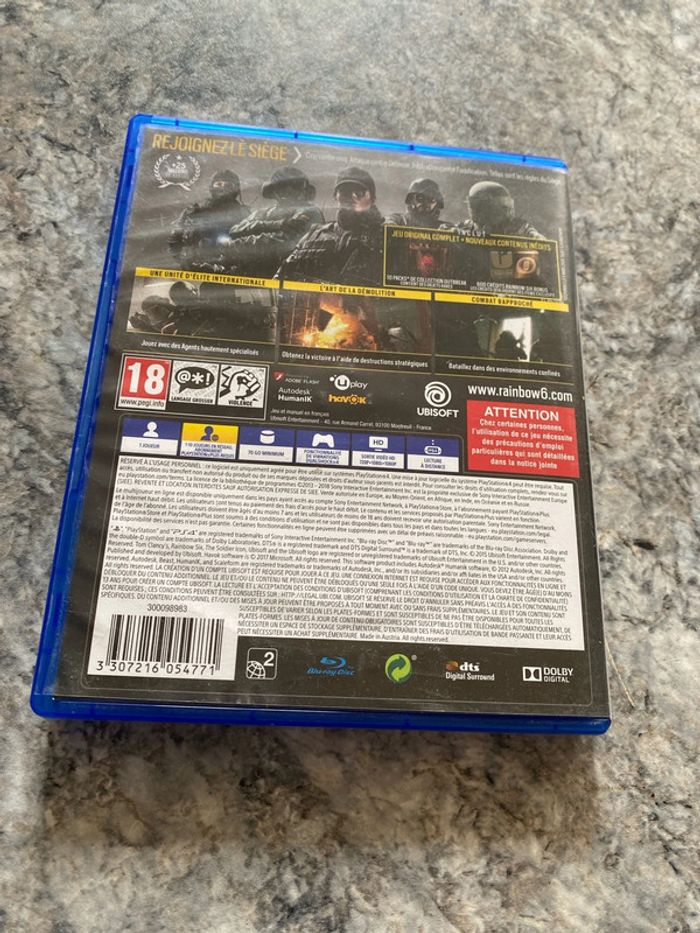 rainbow six siege advanced edition ps4 - photo numéro 3