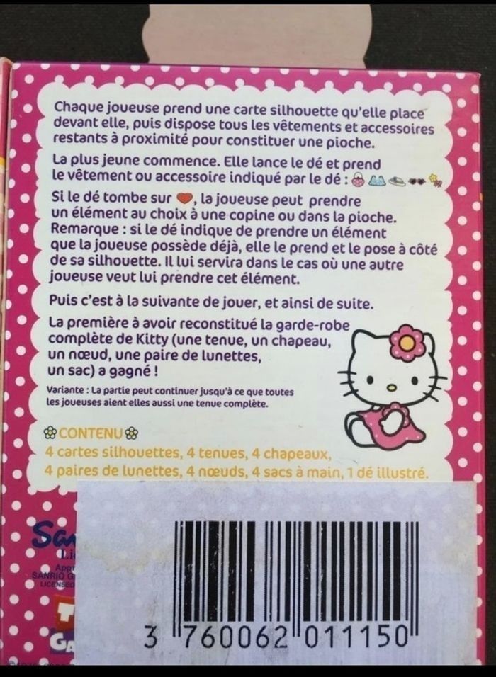 Lot de 3 petits jeux Hello Kitty Neufs - photo numéro 4