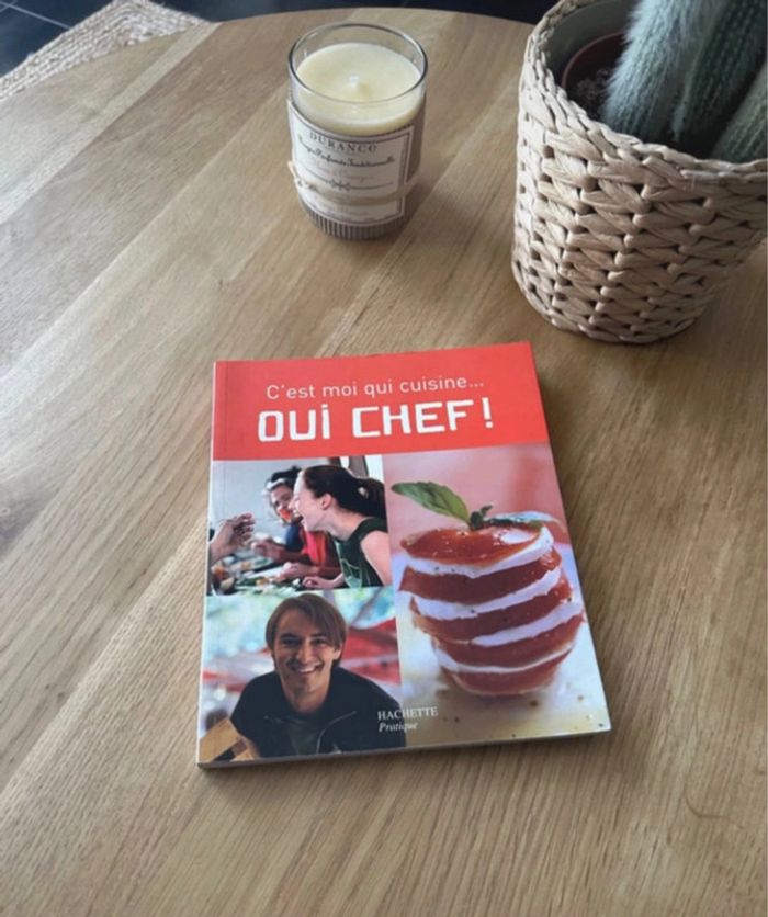 Livre de cuisine souple Oui chef! De Cyril Lignac
