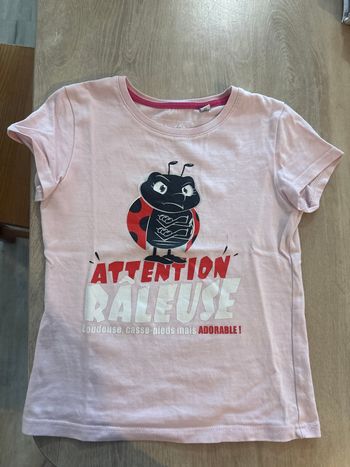 T-shirt, enfant, fille