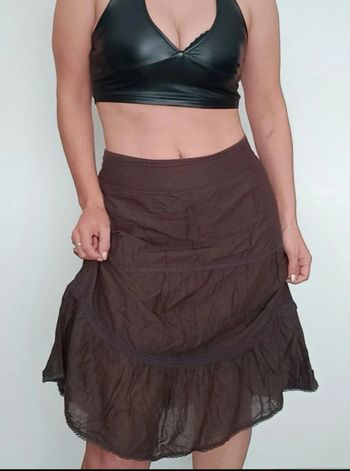 Jupe jupon mi longue casual taille 40