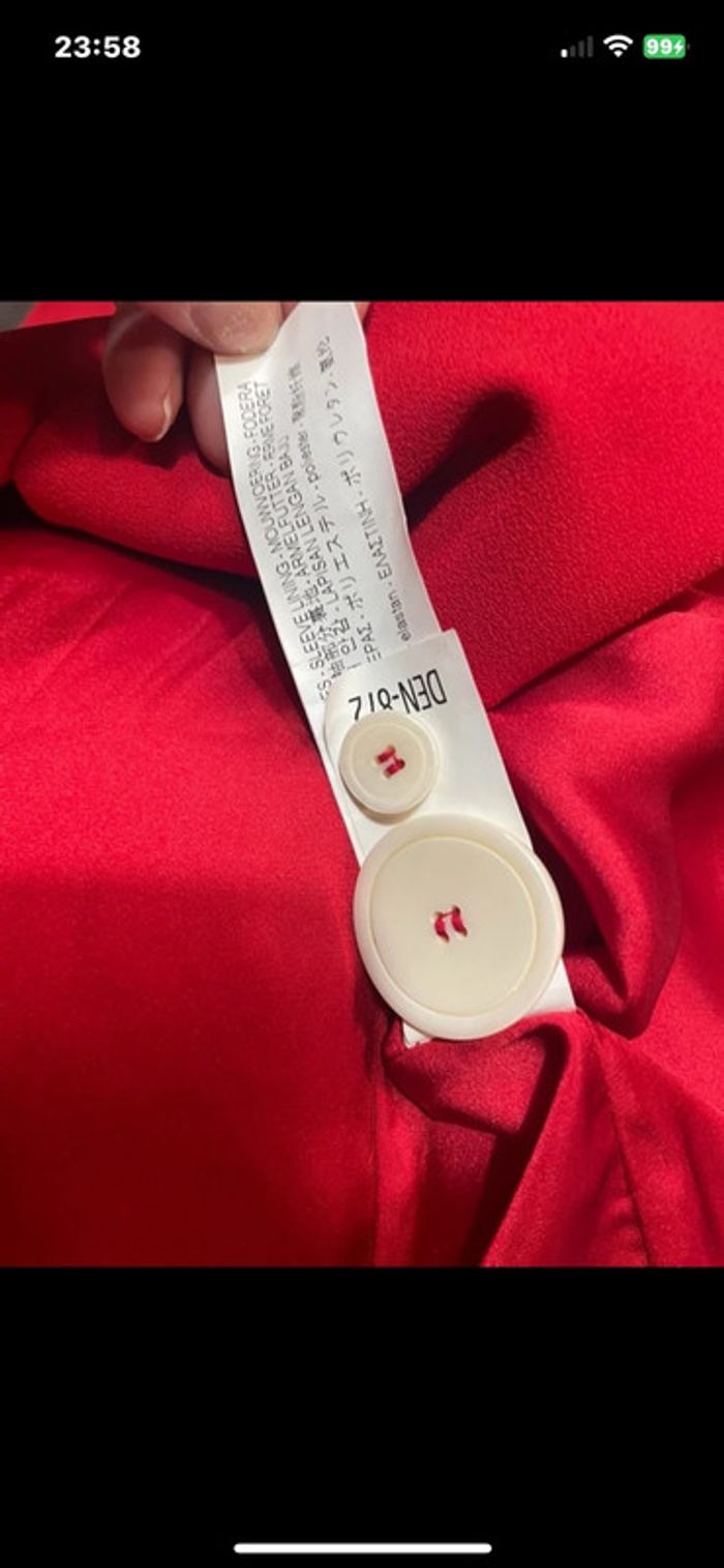 Blazer rouge vif Zara taille M neuve - photo numéro 7