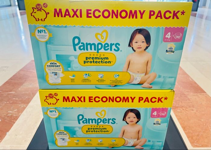 2 packs couche bébé Pampers premium taille 4 - photo numéro 6