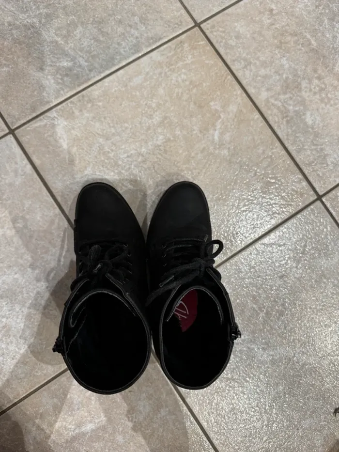 Bottines noires broderies 37 - photo numéro 8