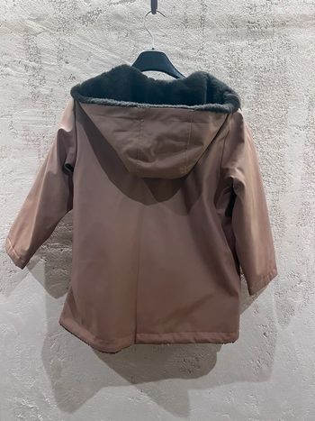 Parka bambina con pelliccia