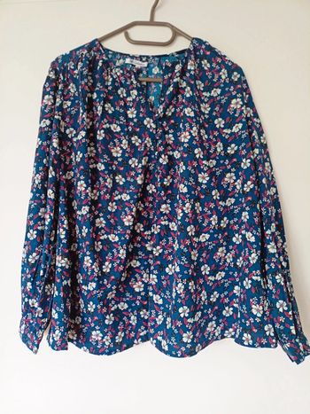 Blouse fleurie T38 - Neuve