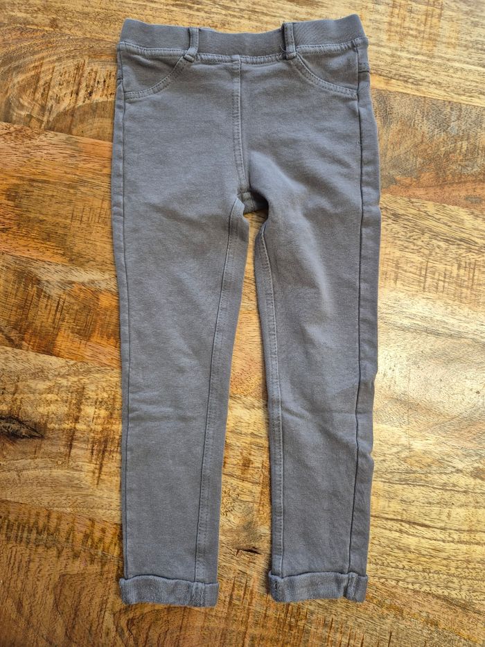 Jegging legging anthracite 4 ans