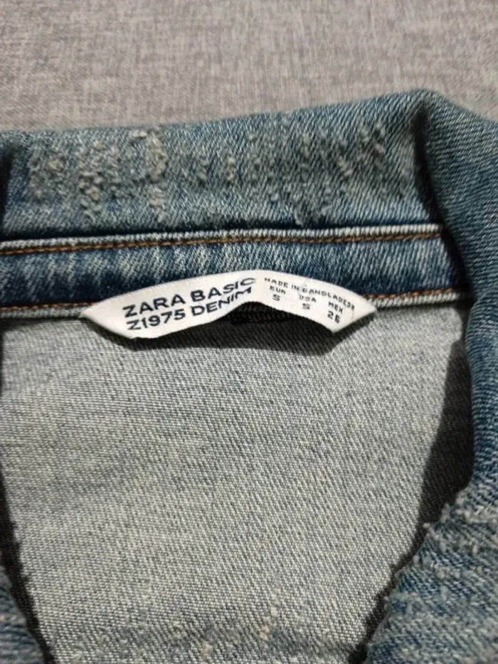 C31 veste jeans bleu Zara S - photo numéro 3