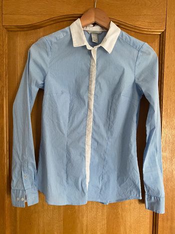 Chemise H&M (bleu clair/blanc ), S / 36 / 8