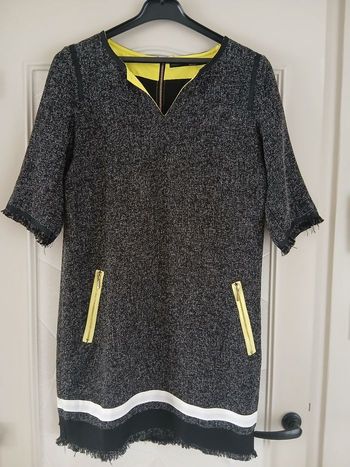 Robe chic effet tweed T:38