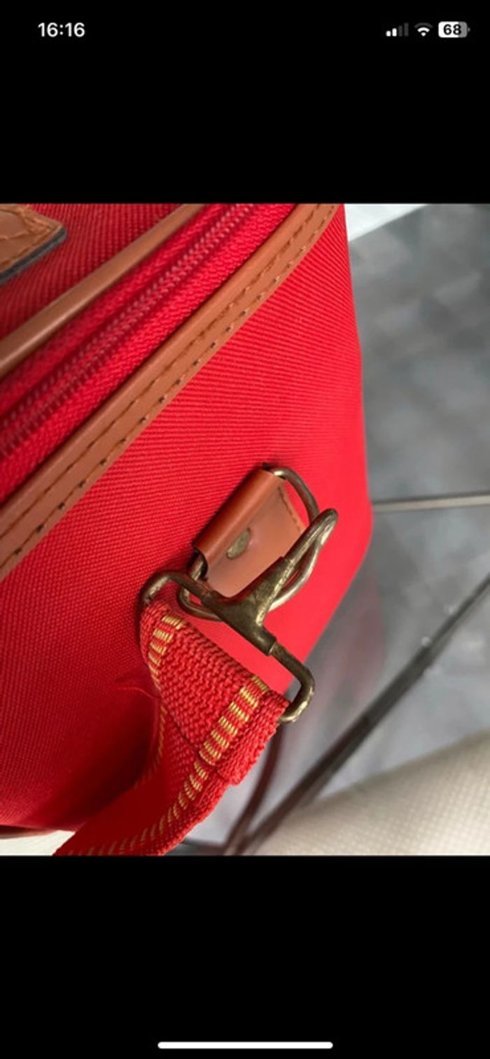 Vanity case rigide avec sangle d’épaule - vintage - photo numéro 8
