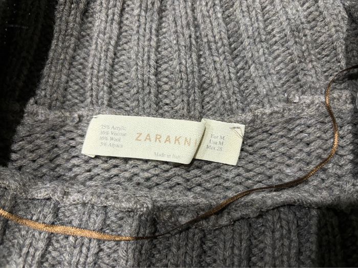 Pull long chaud laine gris taille M - photo numéro 6