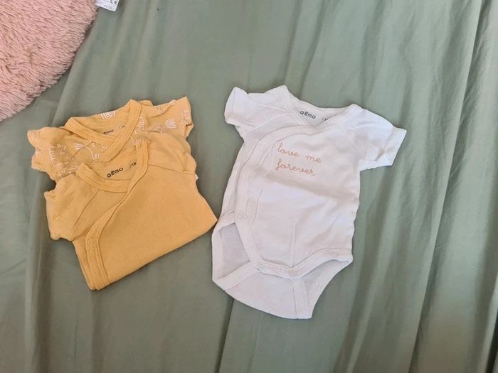 Lot 3 bodies 100% coton.