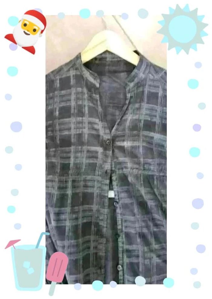 Chemise taille S Chemise taille S carreaux noir gris - photo numéro 4