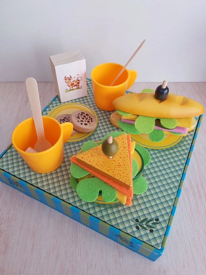 Sandwich Djeco et cafetière en bois - photo numéro 2