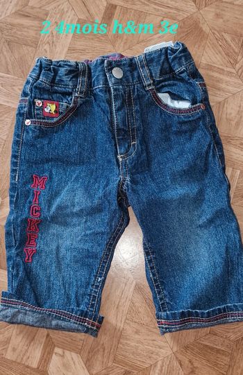 Jean mickey 2.4mois h&m