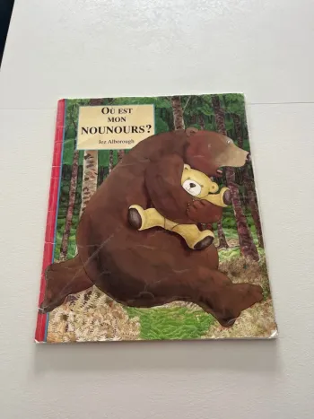 Livre Ou est mon nounours