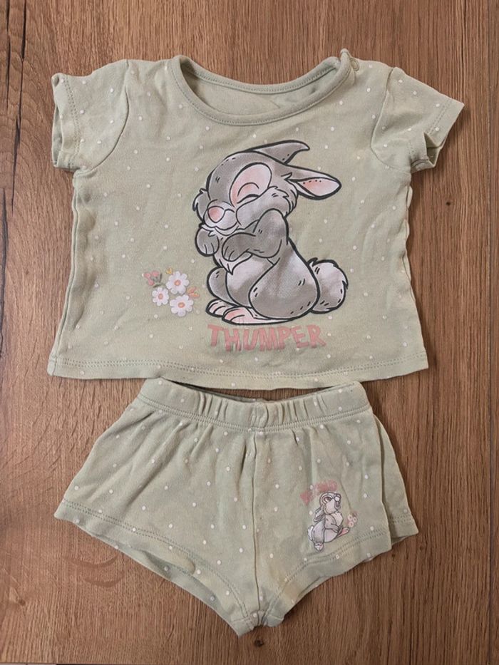 Ensemble short Panpan vert