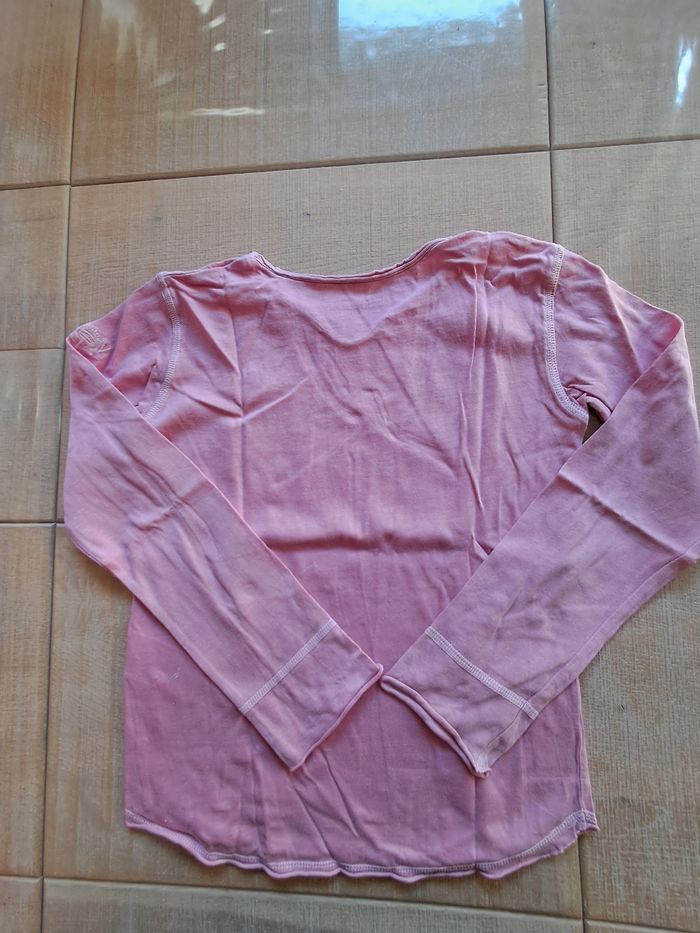 Tee shirt à manches longues rose Zadig et Voltaire 8 ans - photo numéro 6