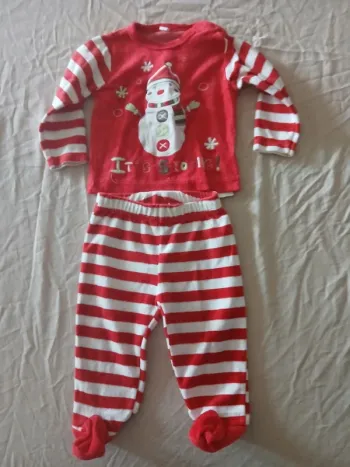 Pyjama 2 pièces mixte 12 mois