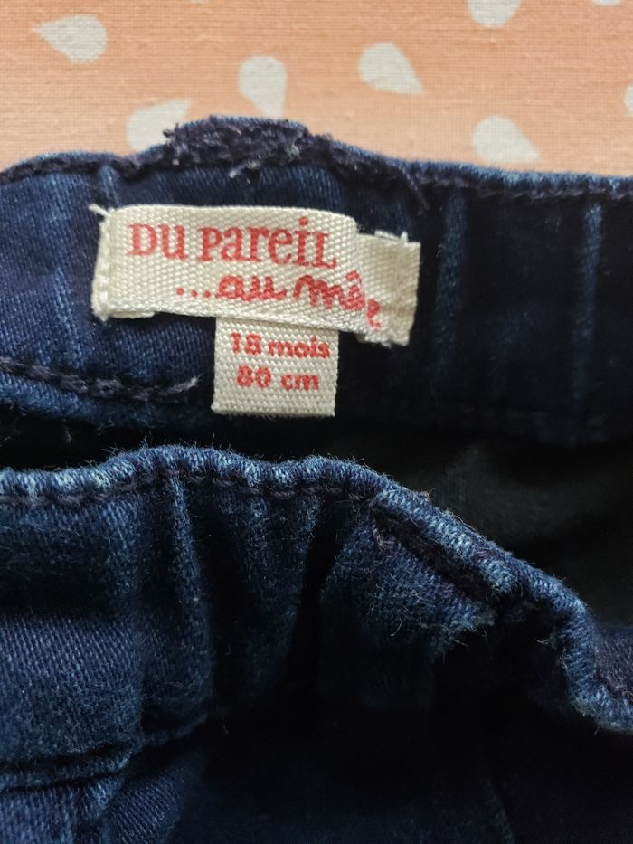 Jeans Du pareil au même 18 mois - photo numéro 3