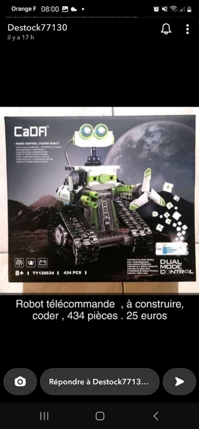 Robot à construire