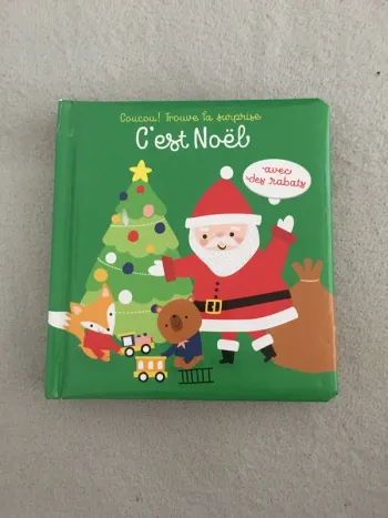 Livre de noël avec rabats