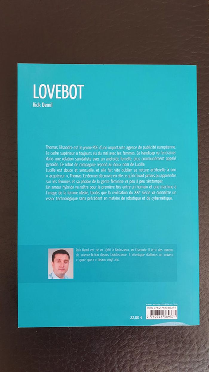 Neuf: Roman de science-fiction LoveBot de Rick Demil - photo numéro 2