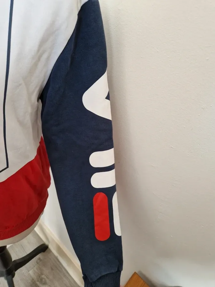Pull sweat crew neck fila taille s - photo numéro 4