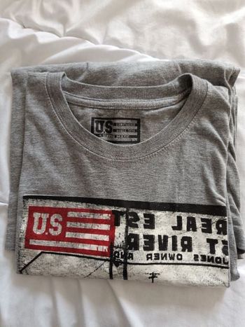 Tee-shirt gris homme T XXL