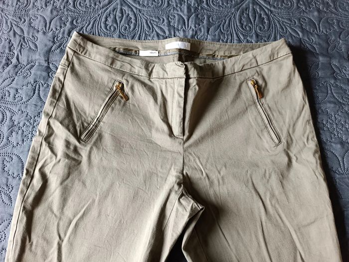 Pantalon kaki type cigarette - photo numéro 5
