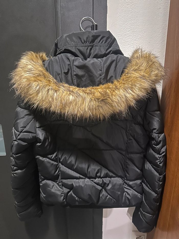 Doudoune Zara noir avec fourrure amovible - photo numéro 7