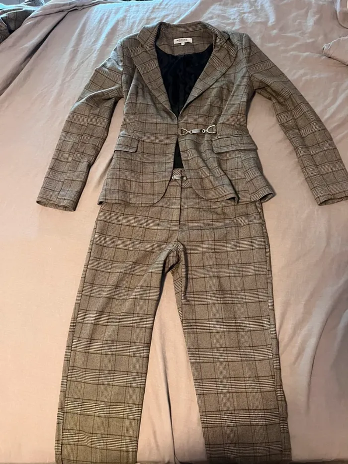 Ensemble tailleur prince de Galles T36 - photo numéro 2