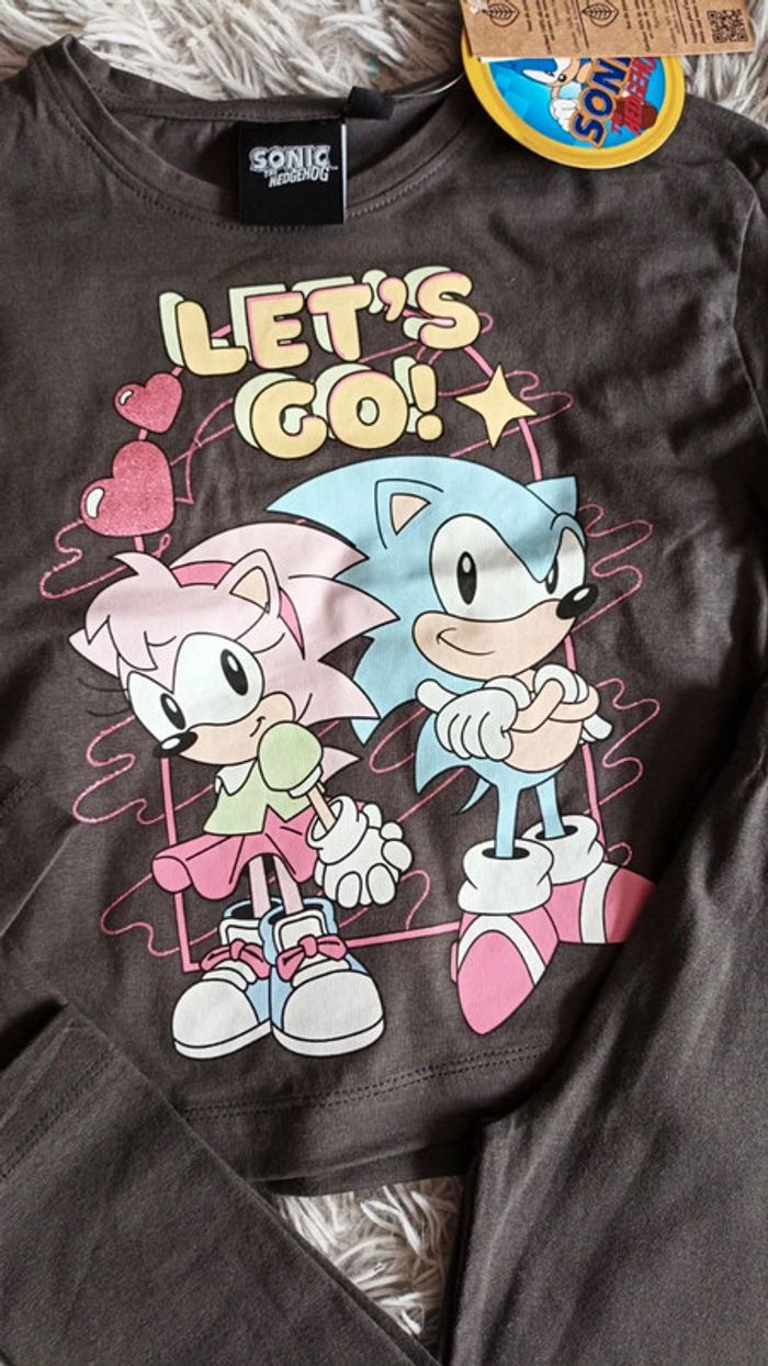 Pyjama sonic 6 ans 💐 - photo numéro 2