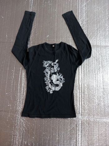 Pull coton 10 ans noir