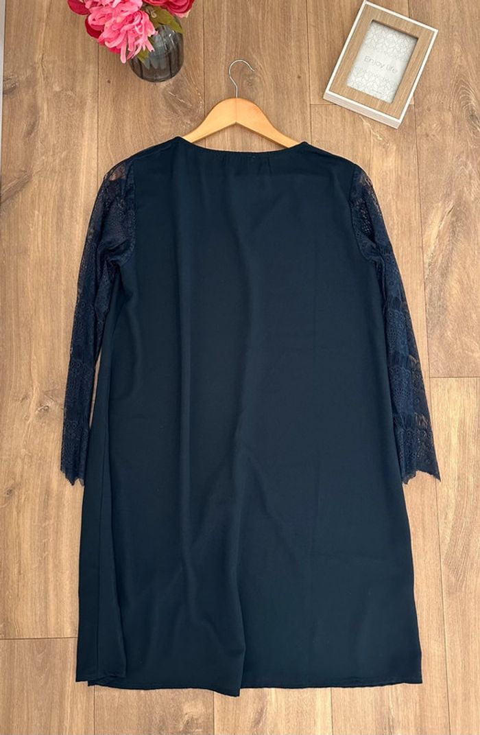 Jolie robe bleu marine • Blancheporte • 40 - photo numéro 3