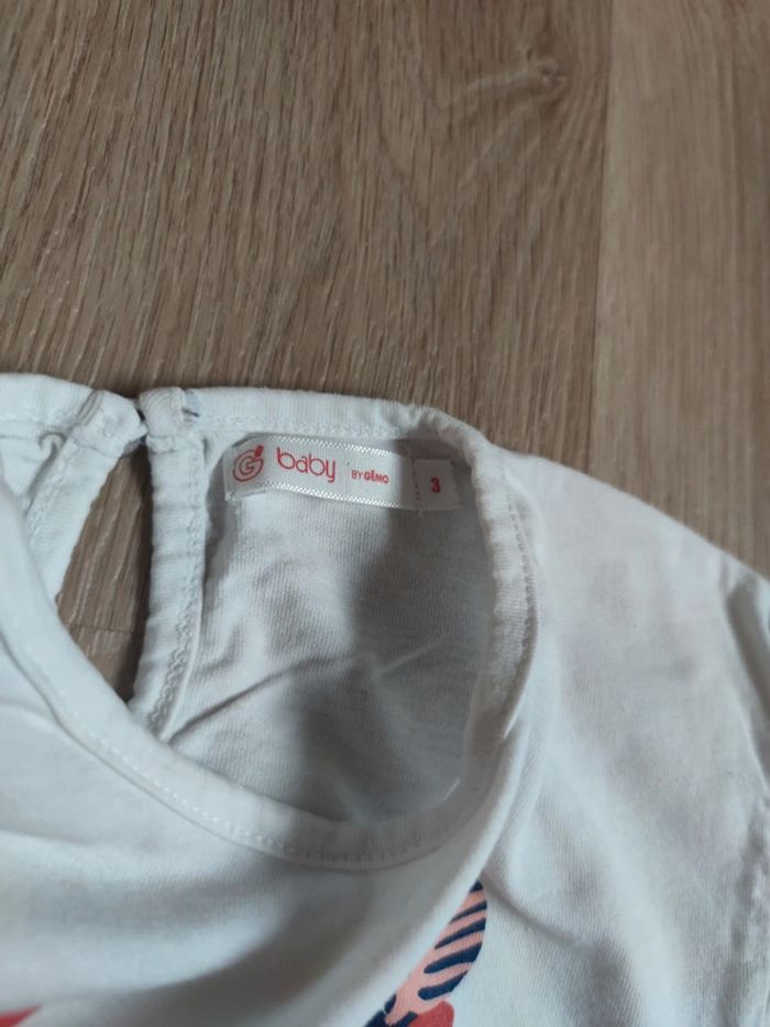 T-shirt fille 3 ans - photo numéro 3