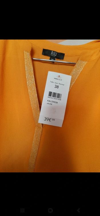 Blouse fluide T38 neuve