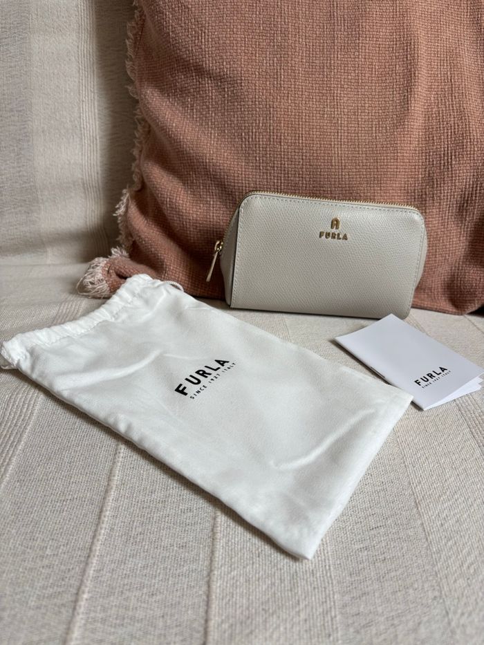 Pochette crème Furla femme 14x9x4 cm - photo numéro 5