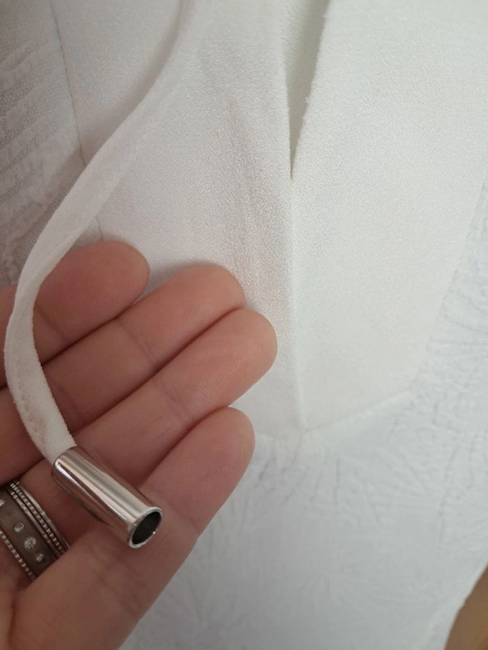 Ikks robe blanche été T.40 en tbe - photo numéro 7