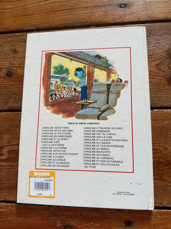Édition Hachette Moyen - Livre rare Caroline et les vacances de Titus album bd Pierre Probst - photo numéro 2