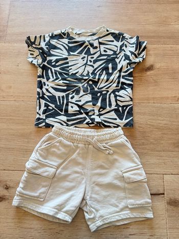 Ensemble t-shirt + short Zara