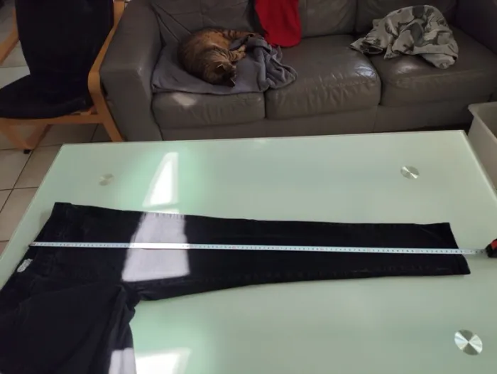 Pantalon  jogging noir taille élastique Kiabi – T42 / 30L - photo numéro 9