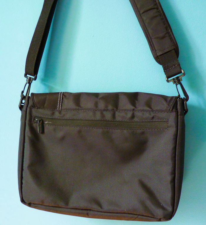 Sac sacoche informatique noire pochette PC bandouliere TBE - photo numéro 6